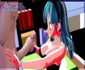 Bulma rabbit. Sucking, riding and cumshot. from riding and ball