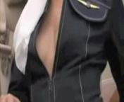 Air hostesses show boobs on an airplane from pilot air hostess romance leaked video