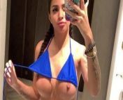 IMaren showing her big tits in bathroom from imaj