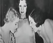Vintage Lesbian Threesome - 1920s-30s from 1920 2