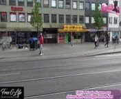 Public creampie Sex with German amateur teen in Hanover from hanover