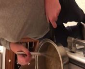 Pt 2 Braless chubby babe girl making dinner for daddy from two chubby daddies fucking wife