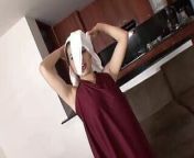 Sweet Princessa with Hijab in sexy butt Blowjob and Fucking Hardcore from hijab boobs sucking