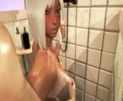 Fucked in the shower after gym class. Anime porn from no oneesan anime com go star sabina 鍞筹