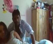 Sri Lankan Girl Couple Enjoy In Bed with Sound from sri lankan mobile