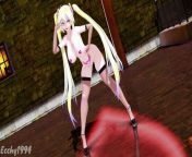 MMD R-18 Bass Knight THICC Miku Nude Version - Ecchy1994 - Blonde Hair Color Edit Smixix from tarzan dubbed nude ambika r