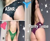 Thick Asian Panty Try-On and Ass Worship -ASMR from boob show asmr