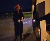in exhib a truck driver surprises me and fucks my pussy and my ass from truck driver xxx