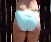 Donna Bikini Butt Video over and over from esani butt video