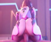 Overwatch 3D PORN - D.Va Riding Big Cock (Sweet Intense Sex Fucking her rich Creamy Pussy) DominotheCat from sex fucking girl 3gp video download phoneratica com
