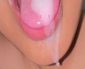 When My Mom Is At Bathroom, I Suck My Stepdad Cock (ASMR BLOWJOB SUPPER SLOPPY ORAL CREAMPIE) from close up sloppy oral sex