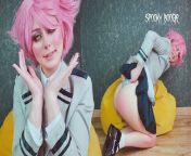Naughty schoolgirl Mina Ashido adores wedgie,spanking and dildo riding after classes - Spooky Boogie from indian mina nude