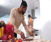 ManRoyale Big Dick Trent Marx Seduces Huge BBC In The Kitchen from gay seduce