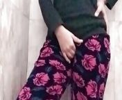 came to my stepmom bathroom, I flash my dick near her and start jerk off, and she pretends that nothing happened but she from hot indian gf sucking off and riding dick