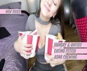 Talking and eating teaser from chew fake nude