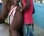real quick jamaican street fuck from quick cum on jamaican girl’s pussy