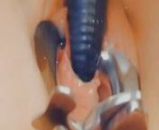 German sub SklavinS a new Peehole Slave Training! Until her Master can fuck her urethral!! from mare orgasm