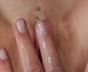 Pierced dick teasing, boobjob, blowjob and 4 fingers in my little pussy from purenudism littl pussu