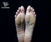 Amandas Beautiful Oily Soles from aunty oily soles feet
