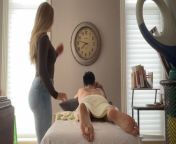 Legit FrenchxRussian Intern RMT Seduced By Monster Asian Cock 1st Appointment from handjob massage