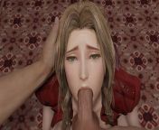 Aerith Delicious Hot Blowjob (Beautiful Girl Blonde Blowjob Big Cock, Final Fantasy 3D Hentai Porn) gamingarzia from 3d hentai lulu final fantasy x assembly uncensored