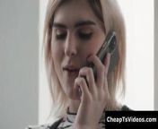 Sexy blonde shemale make a phone call for a nice fuck D from kinnar sexd girl hot phone sex