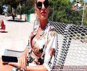 German Mallorca tourist milf picked up for outdoor sex from ls crazy holiday nude imageho
