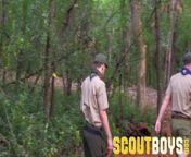 Cute junior scout watches then tries out older scout's dick from old gays sexx junior kittens