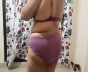 horny big boobs Indian bhabhi getting ready for her sex night part 2 from old fat aunty sex night home video