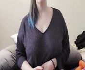 Gamer Milf shows how she lets off steam while playing. from masturbate while playing game