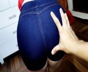 Girl shows me how her new short jean looks on her from indian jeans short girl fuck