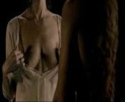 CLAIRE (CATRIONA BALFE) BARES HER BREASTS IN OUTLANDER from catriona brian ross naked