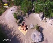 Nude beach sex, voyeurs video taken by a drone from drone nude boy