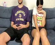 Step Sister Spotted Step Brothers Big Dick Through Shorts And Couldn't Resist! Mutual Handjob Orgasm from korean twitch best twitch