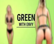 Green With Envy from vicky stark youtuber sheer lace lingerie nude video leaks