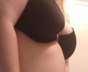 This Blonde's Belly is Getting Crazy Big! from hot girls belly d