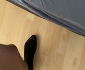 Foot fetishism horny mrandmrshoneyy is rubbing his dick against naughty Furiozzza's foot from guy rubbing dick against girls butt in bus voyeur cute girl sex