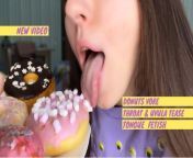 Hungry donut vore teaser from hot sexy nude delivery girl prank in pornwap