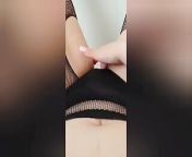 I decided to masturbate my young wet hole without taking off my panties and got an orgasm - Luxury Orgasm from taking off my panties