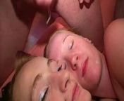 UK teen babes get cum faced and fucked from young uk teen