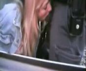 Blowjob girl arrested by cop from interracial cops