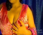 Sexy Bhabhi Stroking Her Boobs from cam video shows boo