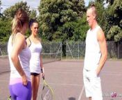 Hot Mom Jess tricked to Fuck by Son's best Friend after Tennis match from ava tennis mom son sex