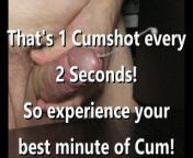 The Uncut Series The Flash Cumshots - 30 Cumshots in 60 Secs from gay secs pg