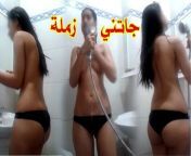 Moroccan woman having sex in the bathroom from tickling woman