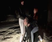 Bratty Girls Publicly Dominate An Enslaved Guy Outdoors at Night from जानवर और ल़डकी सेक्स विडिओ