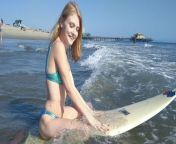 Tiny Young Blonde Petite Teen Fucked By Surf Instructor POV from tiny young pussy