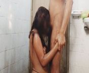 Bathroom sex with padosi bhabhi Maina when her husband went to office I fucking her pusssy in bathroom when she bathing nude. from young desi girls bathing nude nice boobs