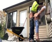 Construction Worker Fucks House Wife Milf on Patio Job Site (too thirsty couldn’t say no) from odia maa pa sex video xxx porn