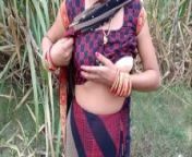 Desi village Bhabhi outdoor sex in jungle from sex jungle a